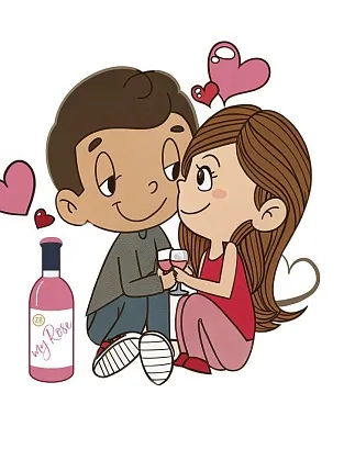 День влюбленных в .... вино!